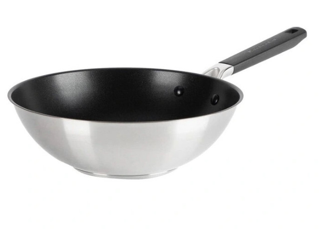 Chảo Wok Inox Chống Dính KitchenAid Classic - 28cm